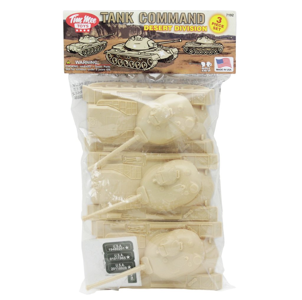 WW2 M48 Patton Tanks – Tan | 07192 | Tim Mee-BMC-[variant_title]-ProTinkerToys