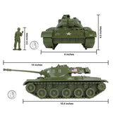 Walker Bulldog M41 Tank Playset – Olive Green | 17520 | Tim Mee-BMC-[variant_title]-ProTinkerToys