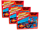 Johnny Lightning 24' Double Loop Raceway Remote Control Electric 1:43 Scale Slot Race Set | JLRS001 | Auto World | EXCLUSIVE