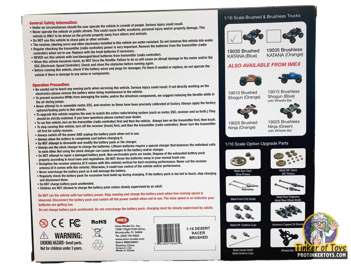 Katana Desert Truck | IMX19030 | Brushed | IMEX-IMEX-[variant_title]-ProTinkerToys