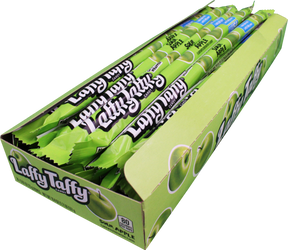 Box of Laffy Taffy Sour Apple candy ropes for Mountain Sweets 15761
