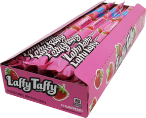 Box of Laffy Taffy candy ropes, strawberry flavor for Mountain Sweets 1576