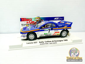 Lancia 037 rally car model from 1985 for Fly Car 99103, front view