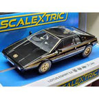 Black Lotus Esprit S2 model car on blue and yellow packaging for Scalextric C4253