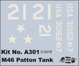 M-46 Patton Tank Plastic model kit 1:48 Scale | ALM301 | Atlantis Model Co.-Atlantis Model-[variant_title]-ProTinkerToys