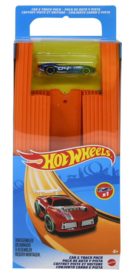 Mattel DP Hot Wheels Car And Track Pack  | BHT7 | Mattel
