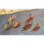 Model warships sailing on dark, choppy water for Warlord Games Wlg 792410015