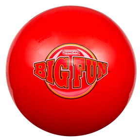Red bounce ball with "DUNCAN BIG FUN" logo for 3673XW