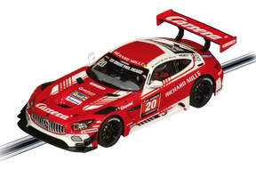 Red race car model, Mercedes-AMG GT3, number 20, on a track for Carrera Evolution 20027710