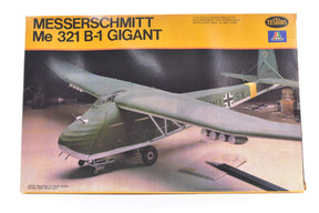 Green model airplane kit box art showing a Messerschmitt Me 321 B-1 GIGANT for Revell Italerei Model. Co 865