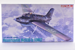 Scale model box art: Me163B-1a Komet aircraft in flight for DML Model Co 5504