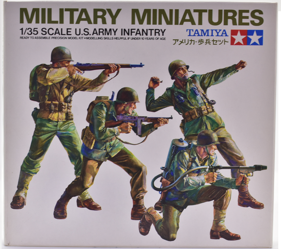 Military Miniatures U.S. Army Infantry 1:35 Scale | MM113 | Tamiya Models