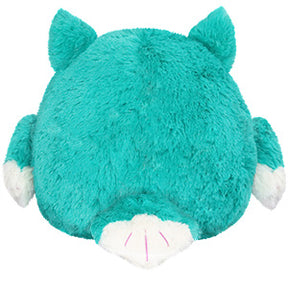 Cute, teal baby owl plush toy with soft, fluffy texture for Squishable SQU-115025