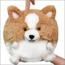 Soft, stuffed corgi toy with brown and white fur for Squishable 101751