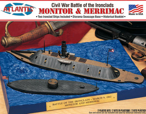 Monitor and Merrimac/Virginia Plastic Model kit Set  | ALM77257 | Atlantis Model Co.-Atlantis Model-[variant_title]-ProTinkerToys