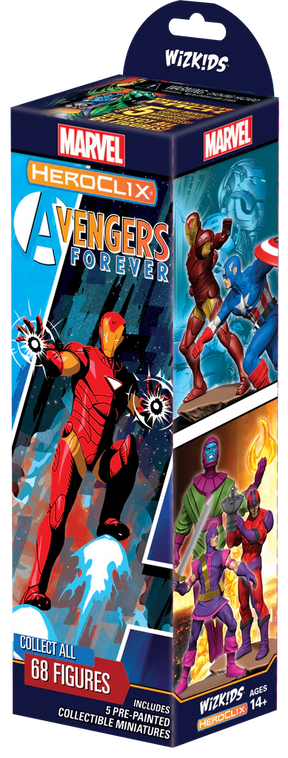 Action figures for Marvel's Avengers Forever game for WizKids WZK84855
