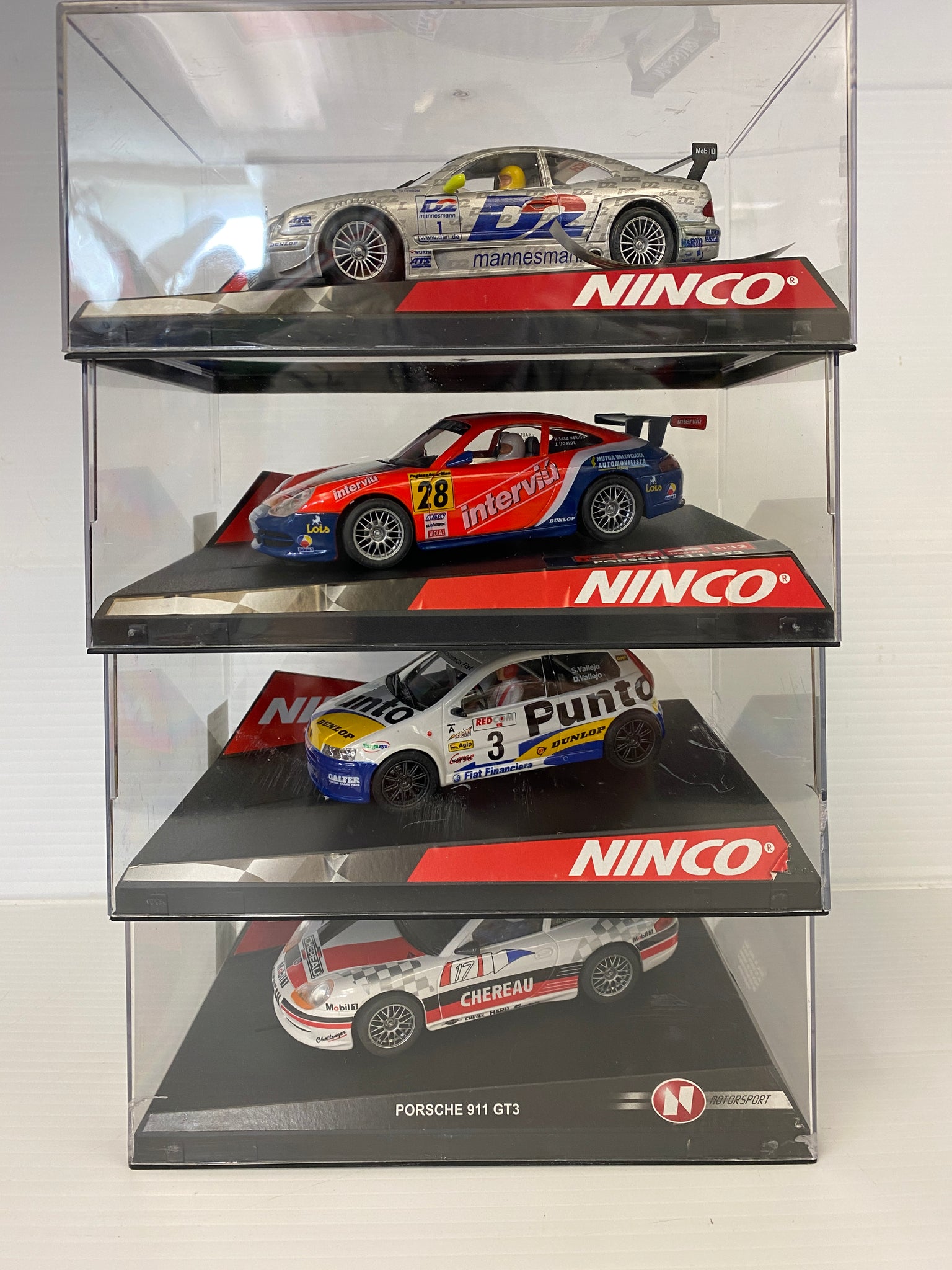Ninco 4 Pack of Cars 1/32 Slot Cars, 4Pack