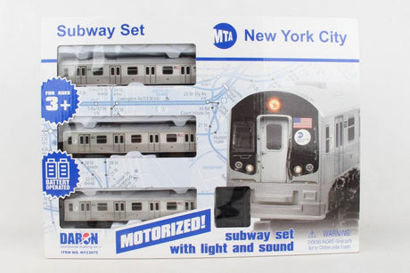 MTA 3 Piece Train Set W/Track | NY23075 | Daron-Daron-[variant_title]-ProTinkerToys