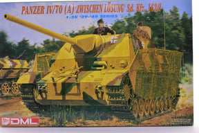 German Panzer IV tank model kit, 1:35 scale, WWII era vehicle for DML Model Kits 6015
