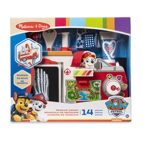 Wooden rescue caddy toy set featuring Marshall from Paw Patrol for Melissa and Doug 33276