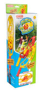 Colorful set of frisbee and ball tossing toys for outdoor fun for Duncan 3684XW