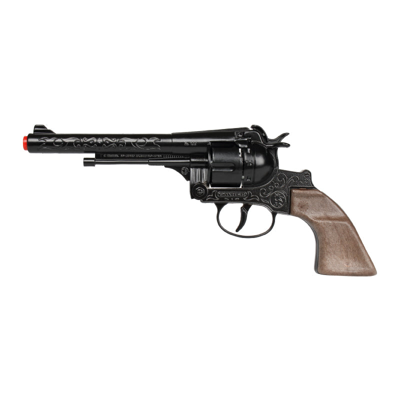 Cowboy Revolver 12 Shot Cap Gun - Black | 122/6 |Gonher