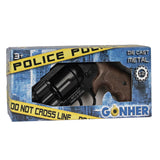 Police Snub Nose Revolver 12 Shot Cap Gun - Black | 38/6 | 0038 | Gonher