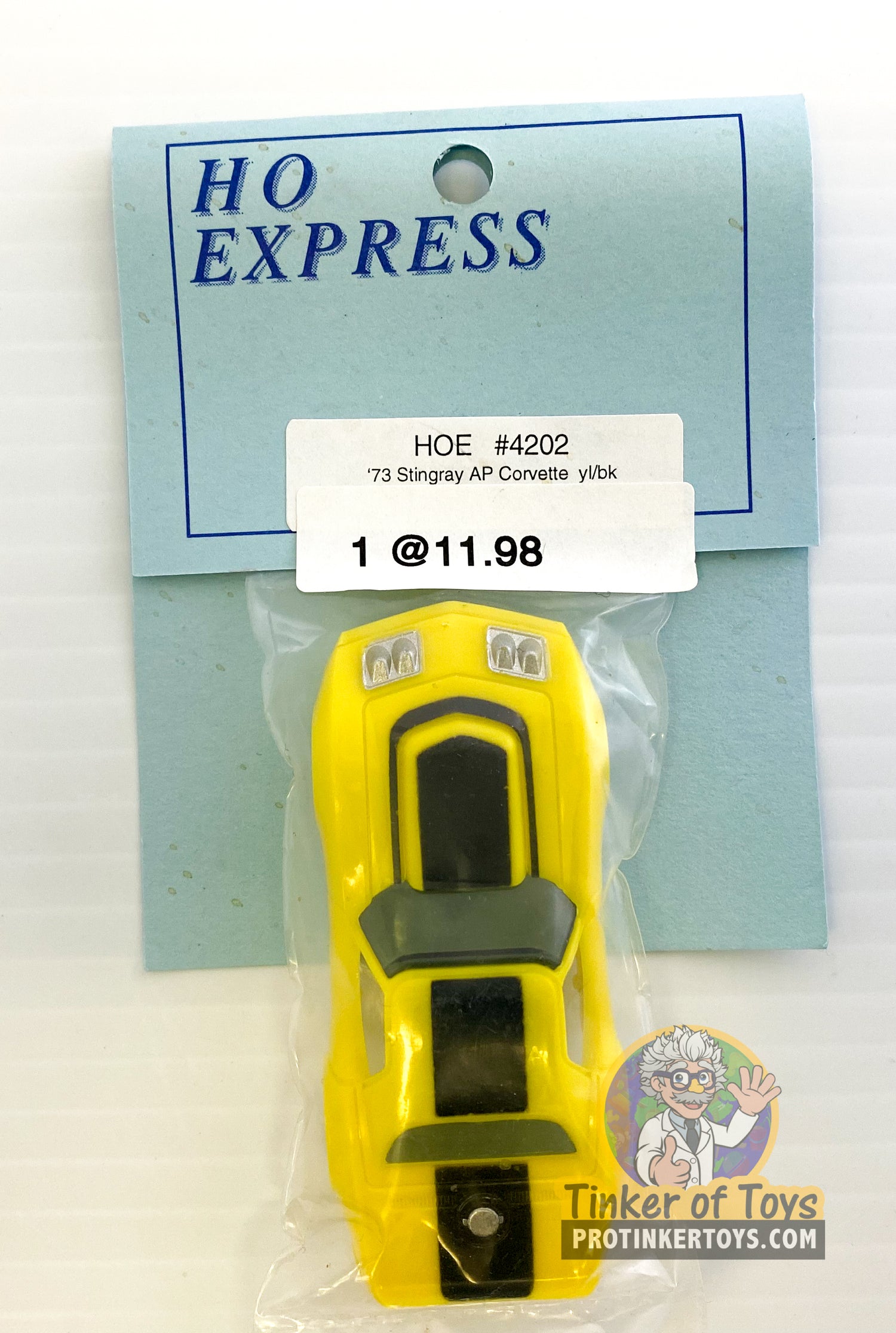 A/P Corvette | HOE | HO Express-American Line-K-Yellow/Black Stripe-ProTinkerToys