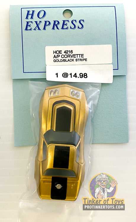 A/P Corvette | HOE | HO Express-American Line-K-Gold/Black Stripe-ProTinkerToys