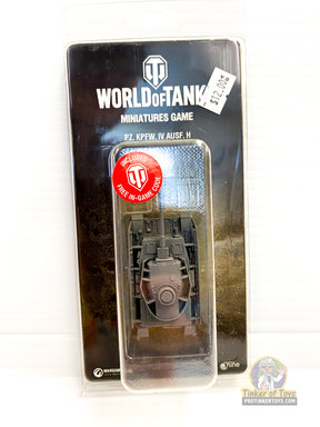 World of Tanks miniatures game box featuring PZ. KPFW. IV AUSF. H model for GF9-WOT06