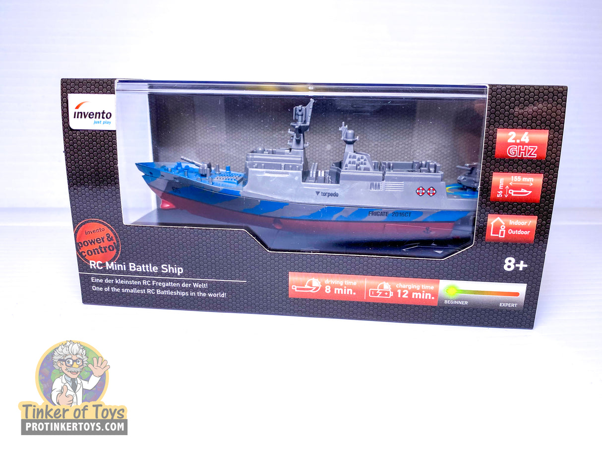 RC Mini Battleship  2.4 GHZ  | 500820 | Invento-Invento-[variant_title]-ProTinkerToys