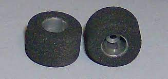 Rear Rim W/Sponge Tires ( 12 ) | 6554 | Tyco Magnum 440
