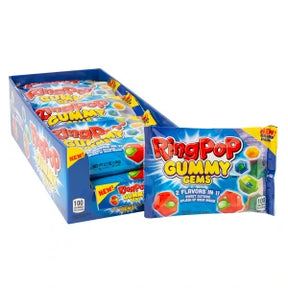 Box and bag of assorted fruit-flavored gummy candies for Nassau Candy 40638