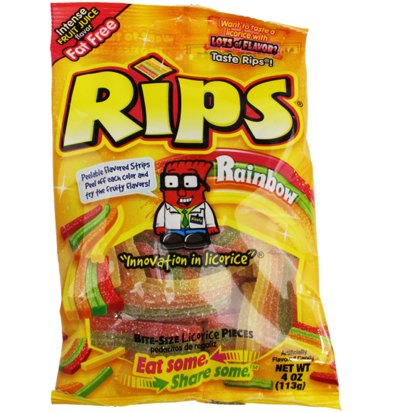 Rips Roll Rainbow Peg Bag | 34671 | Mountain Sweets