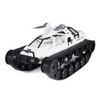 White remote-controlled tank model with black tracks for IMEX IMX14300