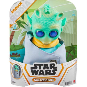Blue-green plush toy of a Rodian character from Star Wars for Target