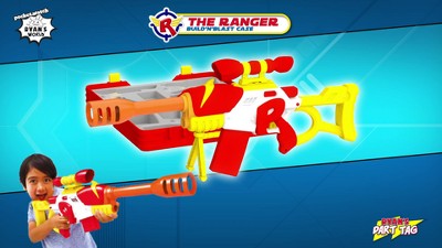 Ryan’s Dart Tag - The Ranger Build’n’blast Case | Ryan’s World