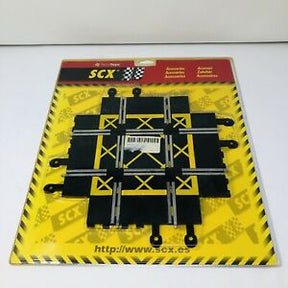 Black track set for model train layout, interlocking pieces for SCX 84090