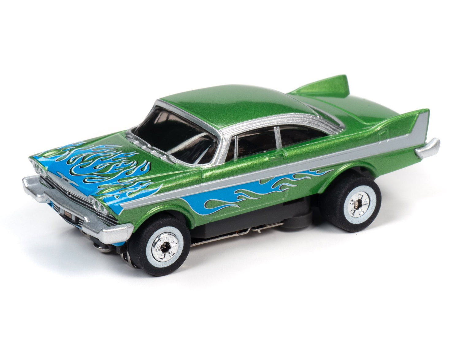 Auto World Thunderjet Release 29 FLAMES | SC353 | Auto World-Auto World-#3 1958 Plymouth Fury-ProTinkerToys