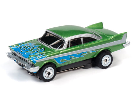 Auto World Thunderjet Release 29 FLAMES | SC353 | Auto World-Auto World-#3 1958 Plymouth Fury-ProTinkerToys