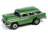 - Flamethrower - X-Traction - Release 33 | SC366 | Auto World-Auto World-#2 - 1956 Chevrolet Nomad - Green-ProTinkerToys