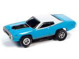 - Flamethrower - X-Traction - Release 33 | SC366 | Auto World-Auto World-#4 - 1971 Plymouth Road Runner - Blue-ProTinkerToys