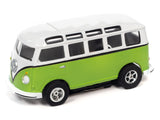 - X-Traction - Release 34 | SC368 | Auto World-Auto World-#2 - 1965 Volkswagen Samba Bus - Green-ProTinkerToys