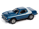 - X-Traction - Release 34 | SC368 | Auto World-Auto World-#3 - 1976 Ford Torino - Blue-ProTinkerToys
