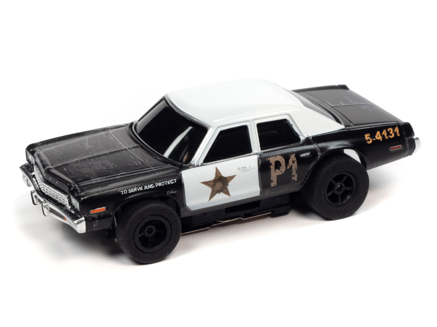 Silver Screen Machines - Thunderjet / X-Traction - Release 36 | SC372 |  4 Cars-Auto World-Blues Mobile 1974 Dodge Monaco-ProTinkerToys