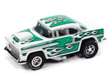 - X-Traction - Release 35 | SC373 | Auto World-Auto World-1955 Chevy Bel Air - Green / White-ProTinkerToys