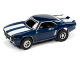 - X-Traction - Release 35 | SC373 | Auto World-Auto World-1969 Chevrolet Camaro - Blue-ProTinkerToys