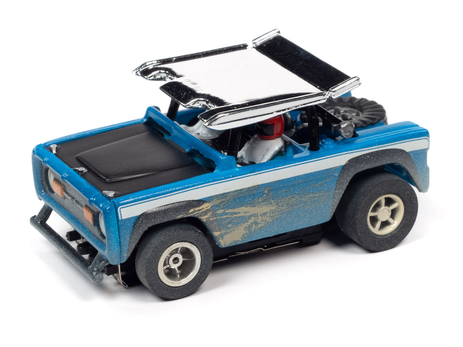 Off-Road - X-Traction - Thunderjet - Release 1 | SC375 |  Auto World-Auto World-1971 Ford Baja Bronco - Blue-ProTinkerToys