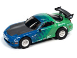 Import Heat - X-Traction - Release 29 | SC378 | Auto World-Auto World-1995 Mazda RX-7 - Blue/Green-ProTinkerToys