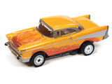 Cars N Coffee - Thunderjet - Release 3 | SC379 | Auto World-Auto World-1957 Chevrolet Bel Air - Orange-ProTinkerToys
